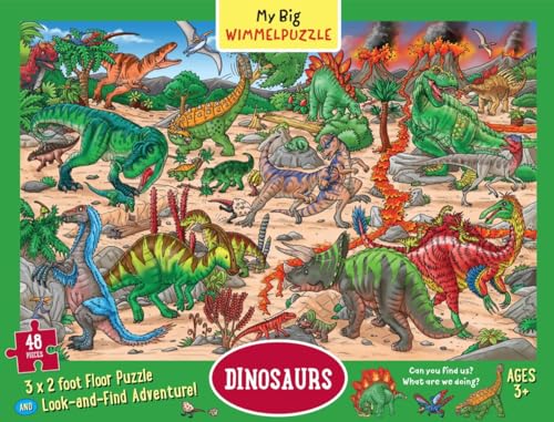 My Big Wimmelpuzzle: Dinosaurs Floor Puzzle, 48-Piece von The Experiment