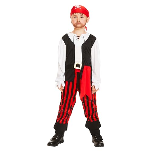 Piratenkostüm für Kinder – Jungen und Mädchen, Piraten-Rollenspiel, Verkleidung, Weltbuchwoche, Kostüme, Kostüm-Outfits, UK, Jungen 5–6 Jahre Piratenkostüm für Kinder – Jungen und Mädchen, Piraten-Rollenspiel, Verkleidung, Weltbuchwoche, Kostüme, Kostüm-Outfits, UK, Jungen 5–6 Jahre von The Fancy Dress