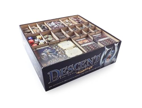 The Game Doctors Brettspiel Organizer kompatibel mit Descent: Reise ins Dunkel 2. Edition von Feldherr