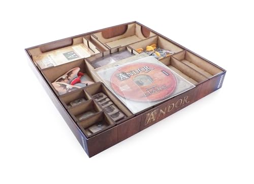 The Game Doctors Brettspiel Organizer kompatibel mit Die Legenden von Andor: Die Bonus-Box von Feldherr
