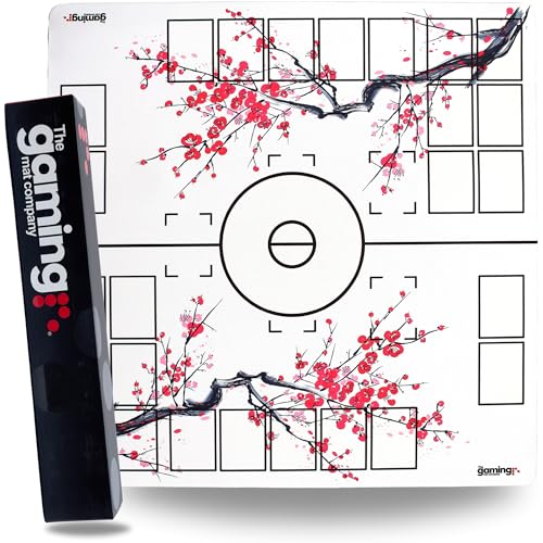 The Gaming Mat Company 2-Spieler-kompatible Pokemon-Spielmatte für Pokemon-Karten – 72 cm x 72 cm x 0,40 cm Blossom Battle Mat, Stadionbrett für Pokemon TCG Playmat Game & Pokemon Mat Trading Card von The Gaming Mat Company