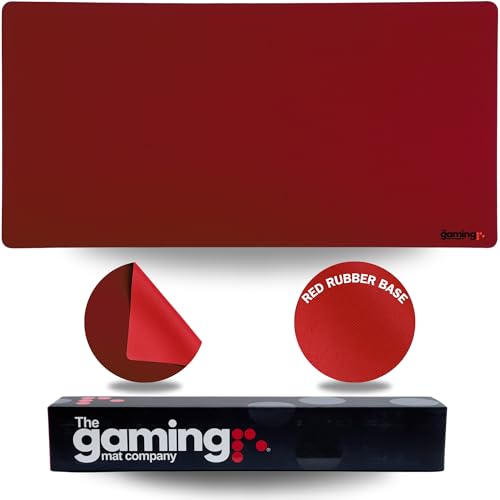 The Gaming Mat Company Einzelspieler MTG Spielmatte – 72×36 cm Red Design, kompatibel mit Magic: The Gathering, MTG Karten, TCG, großes Gaming-Mauspad. von The Gaming Mat Company