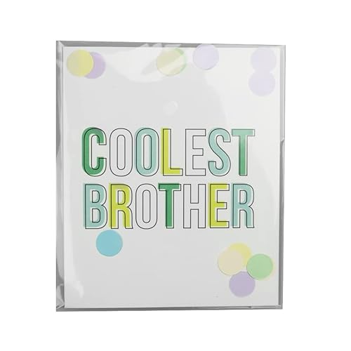 Konfetti Cards - coolest brother Konfetti Cards - coolest brother von The Gift Label