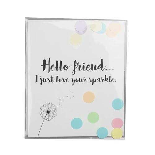 Konfetti Karten - Hallo Freund Konfetti Karten - Hallo Freund von The Gift Label
