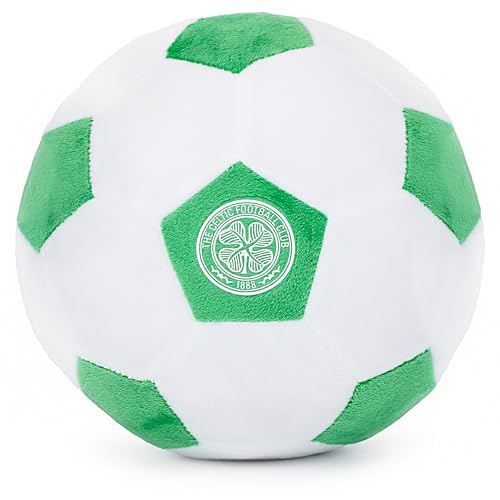 Celtic FC Offiziell lizenzierter Plüsch-Fußball – 22 cm Plüschtier Kissen – Flauschiger gefüllter Fußball ideal für Kinder und Erwachsene – perfektes Sportgeschenk für Bhoys und Wee Lasses Celtic FC Offiziell lizenzierter Plüsch-Fußball – 22 cm Plüschtier Kissen – Flauschiger gefüllter Fußball ideal für Kinder und Erwachsene – perfektes Sportgeschenk für Bhoys und Wee Lasses von The Gift Scholars