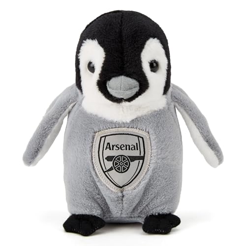 The Gift Scholars Arsenal FC 22cm Pinguin Plüsch: Offiziell Lizenziertes Umweltfreundliches Fußball-Weichspielzeug, Gooners Jung und Alt von The Gift Scholars
