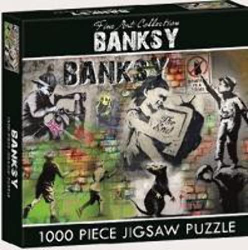 Puzzle 1000 Teile Banksy Collage von The Gifted Stationery