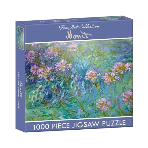 Puzzle 1000 Teile »Monet Agapanthus«. von The Gifted Stationery Co Ltd