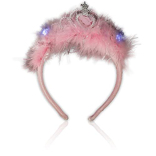 Haarband mit blinkenden Federn, Rosa Haarband mit blinkenden Federn, Rosa von The Glowhouse