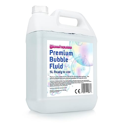 Premium Qualität 5 Liter Seifenblasenflüssigkeit für Kids - Bubble Solution für Bubble Machine und Mix Premium Qualität 5 Liter Seifenblasenflüssigkeit für Kids - Bubble Solution für Bubble Machine und Mix von The Glowhouse