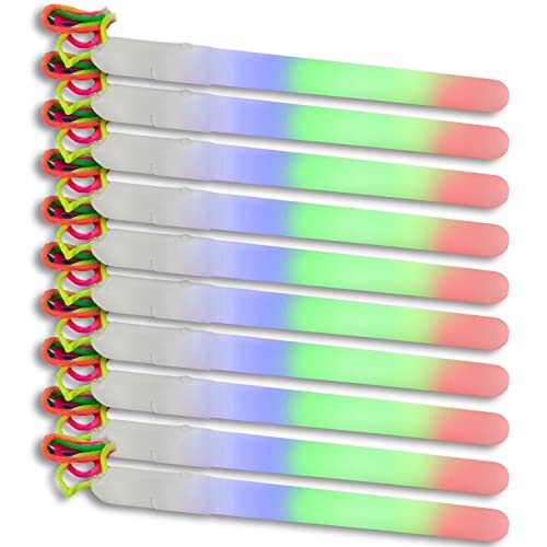 The Glowhouse Blinkende LED-Party-Leuchtstäbe, 17,8 cm, mehrfarbig, Regenbogenstab mit Sicherheitsverschluss, Umhängeband, 10 Stück The Glowhouse Blinkende LED-Party-Leuchtstäbe, 17,8 cm, mehrfarbig, Regenbogenstab mit Sicherheitsverschluss, Umhängeband, 10 Stück von The Glowhouse