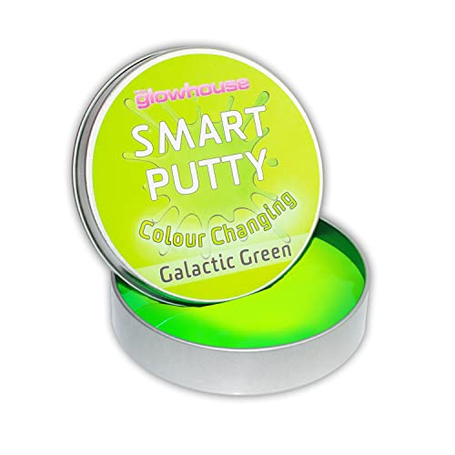 The Glowhouse Farbwechselnder wärmeempfindlicher Smart Slime Putty (Galactic Green) von The Glowhouse