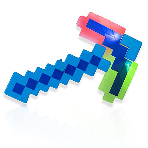 The Glowhouse LED-Spitzhacke mit blinkenden Diamant-Pixeln - Gaming-Zubehör - Arcade - für Konsolen - für Kinder The Glowhouse LED-Spitzhacke mit blinkenden Diamant-Pixeln - Gaming-Zubehör - Arcade - für Konsolen - für Kinder von The Glowhouse