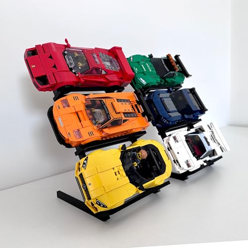 The Good Idea Präsentationsständer für LEGO Speed Champions Cars – 60° abgestufte Halterung | ohne Werkzeug einrichten | hält 6 Autos | horizontal erweiterbar – ideal für Ziegelauto & F1 Garage The Good Idea Präsentationsständer für LEGO Speed Champions Cars – 60° abgestufte Halterung | ohne Werkzeug einrichten | hält 6 Autos | horizontal erweiterbar – ideal für Ziegelauto & F1 Garage von The Good Idea