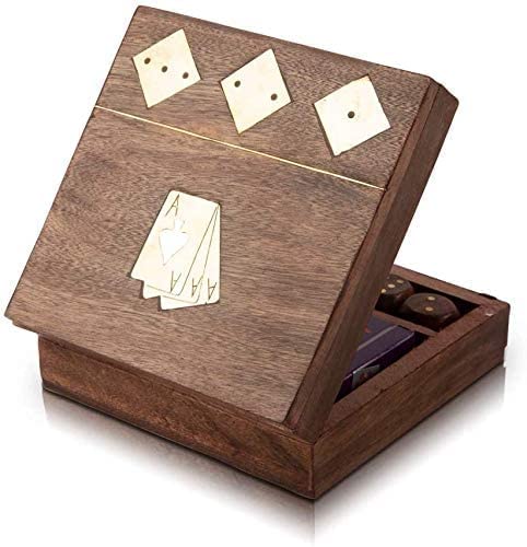 Einzigartige Geburtstagsgeschenkideen Handcrafted Classic Wooden Spielkartenhalter Deck Box Aufbewahrungskoffer Organizer Premium-Qualität Spielkarten Einweihungsparty Geschenke Einzigartige Geburtstagsgeschenkideen Handcrafted Classic Wooden Spielkartenhalter Deck Box Aufbewahrungskoffer Organizer Premium-Qualität Spielkarten Einweihungsparty Geschenke von The Great Indian Bazaar