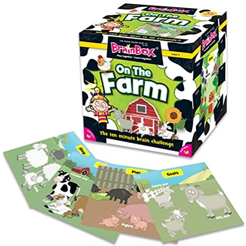Green Board Games GRE90047 BrainBox On The Farm von The Green Board Game Co.