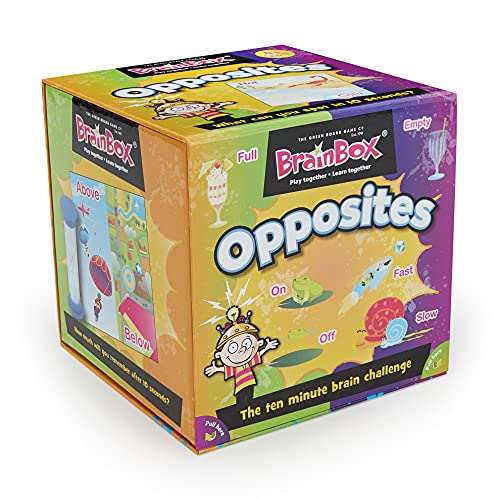 BrainBox , Opposites , Card Game , Ages 8+ , 1+ Players , 10 Minutes Playing Time von The Green Board Game Co.