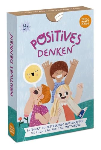 The Happy Gang 3103747 Mutmachkarten Positives Denken, 30 Ermutigungskarten für Bestärkung, Achtsamkeit, Motivation, Affirmationen für Kinder ab 8 Jahren The Happy Gang 3103747 Mutmachkarten Positives Denken, 30 Ermutigungskarten für Bestärkung, Achtsamkeit, Motivation, Affirmationen für Kinder ab 8 Jahren von The Happy Gang