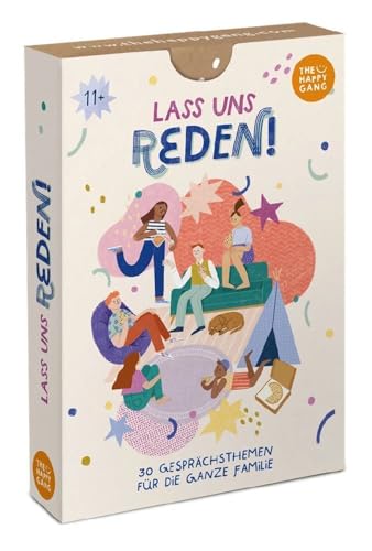 The Happy Gang 3103749 Mutmachkarten Lass Uns Reden, 30 Gesprächskarten für die Familie, Gesprächsstoff für Achtsamkeit, Affirmationen für Kinder und Erwachsene The Happy Gang 3103749 Mutmachkarten Lass Uns Reden, 30 Gesprächskarten für die Familie, Gesprächsstoff für Achtsamkeit, Affirmationen für Kinder und Erwachsene von The Happy Gang