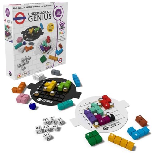 The Happy Puzzle Company Underground Genius Game Mit dem Transport for London Logo 62.208 Puzzle Challenges für Freunde und Familie Brettspielabend - Erwachsene & Kinder Smart Games ab 6 Jahren The Happy Puzzle Company Underground Genius Game Mit dem Transport for London Logo 62.208 Puzzle Challenges für Freunde und Familie Brettspielabend - Erwachsene & Kinder Smart Games ab 6 Jahren von The Happy Puzzle Company