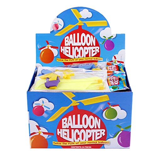 12 X Ballon Hubschrauber Partytüte Füller von Harlequin