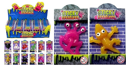 24 Sticky Schleimfiguren zum Werfen, Füllmaterial für Partytüte 24 Sticky Schleimfiguren zum Werfen, Füllmaterial für Partytüte von Henbrandt