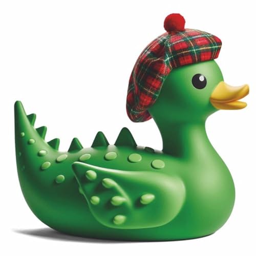 Heather Gift Co. Nessie Badeente mit Schottenkaro-Hut l 1436 von The Heather Gift Company