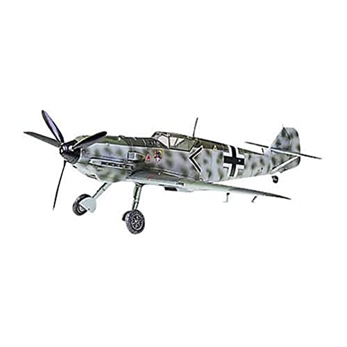 TAMIYA 300060750 300060750-1:72 Messerschmitt Bf109E-3, Luftfahrt, Modell, Standmodell, originalgetreue Nachbildung, Plastik Bausatz, Basteln, Modellbausatz, Zusammenbauen, unlackiert, Mittel von TAMIYA
