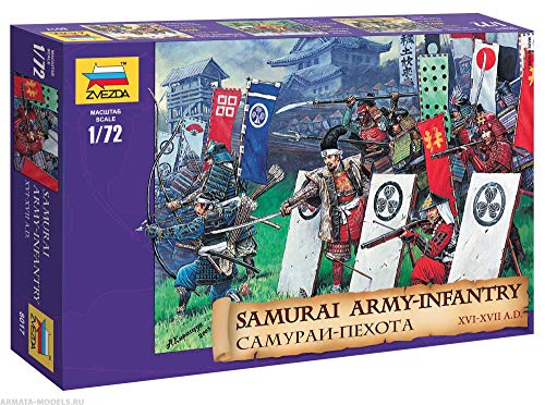 Zvezda 500788017-1:72 Samuray Warriors-Infantry von GSI Creos