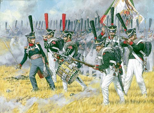 Zvezda 500788020-1:72 Russische Heavy Infantry 1812-14 von Zvezda
