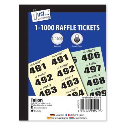 1000 Garderobe Draw Verlosung Tombola Nummerierte Tickets Fetes Schule Büro 1000 Garderobe Draw Verlosung Tombola Nummerierte Tickets Fetes Schule Büro von The Home Fusion Company