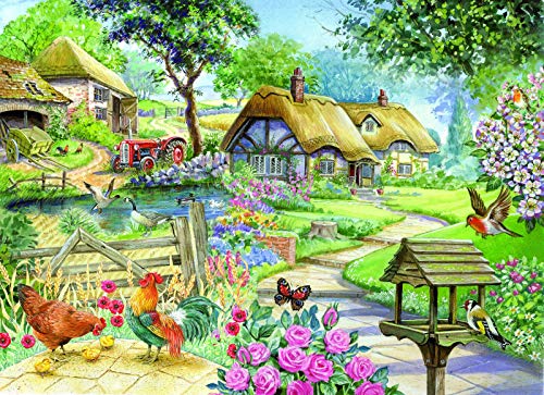 Big 500 Piece Jigsaw Puzzle Country Living. Picturesque Village Scene von The House of Puzzles