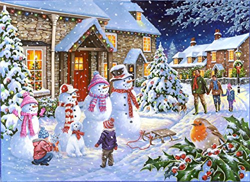 Puzzle 1000 Teile - Snow Family von The House of Puzzles