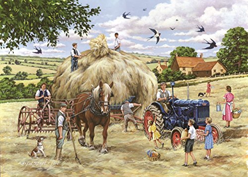 The House Of Puzzles Puzzle 500 Teile - XXL Teile - Making Hay von The House of Puzzles