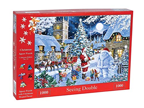 The House of Puzzles 1000 Teile Puzzle 2019 Christmas Collectors Edition Seeing Double von The House of Puzzles