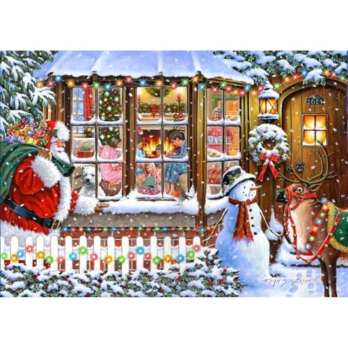 The House of Puzzles - 1000 Teile Puzzle - 2021 Christmas Collectors Edition No.16 - With Love from Santa von The House of Puzzles