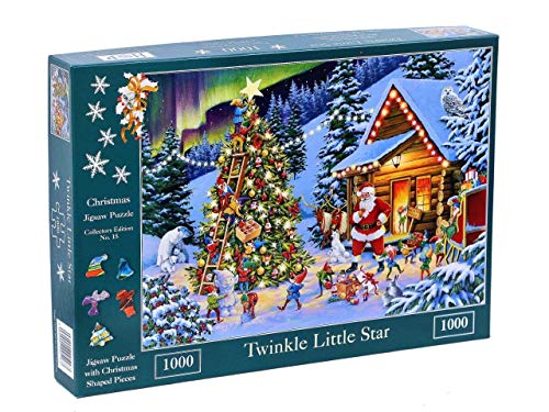 The House of Puzzles - 1000 Teile Puzzle – Weihnachten Nr. 15 – Twinkle Little Star von The House of Puzzles