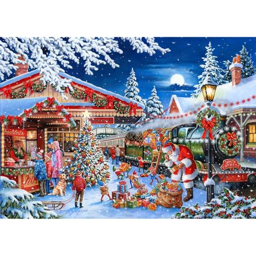 The House of Puzzles - Puzzle mit 1000 Teilen – 2023 Christmas Collectors Edition Nr. 18 – Santa's Express – "MC618) The House of Puzzles - Puzzle mit 1000 Teilen – 2023 Christmas Collectors Edition Nr. 18 – Santa's Express – "MC618) von The House of Puzzles