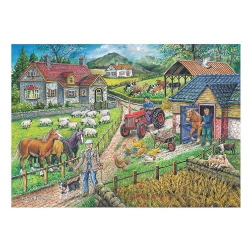 The House of Puzzles - Big Puzzle 250 Teile - Barley Mow Farm - The County von The House of Puzzles