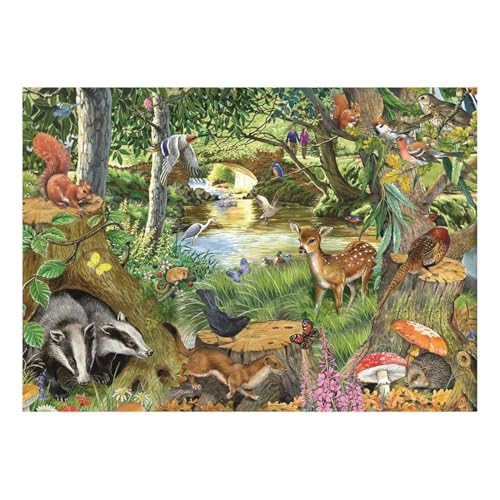 The House of Puzzles - Big Puzzle 500 Teile - Riverside Glade - "New September 2021" The House of Puzzles - Big Puzzle 500 Teile - Riverside Glade - "New September 2021" von The House of Puzzles