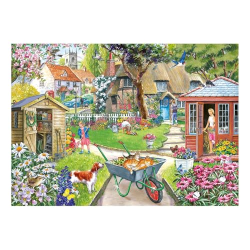The House of Puzzles Bloomin' Lovely Puzzle – 1000 Teile Puzzle für Erwachsene, Künstler illustriert, malerische Landschaft, Deluxe-Puzzle-Geschenke The House of Puzzles Bloomin' Lovely Puzzle – 1000 Teile Puzzle für Erwachsene, Künstler illustriert, malerische Landschaft, Deluxe-Puzzle-Geschenke von The House of Puzzles