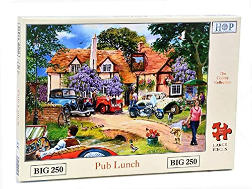 The House of Puzzles - Großes 250-teiliges Puzzle - Pub Lunch - The County Collection von The House of Puzzles