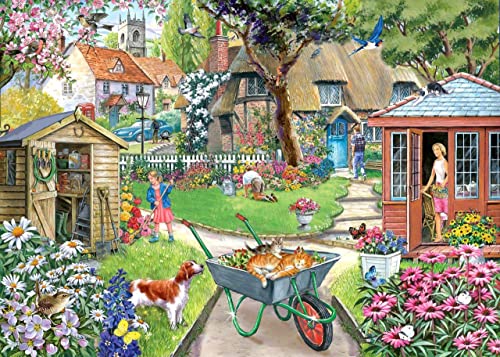 The House of Puzzles - Großes 500-teiliges Puzzle - Bloomin' Lovely von The House of Puzzles