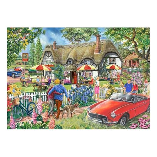 The House of Puzzles - Großes 500-teiliges Puzzle - Country Pub - aus der Cranley Kollektion von The House of Puzzles