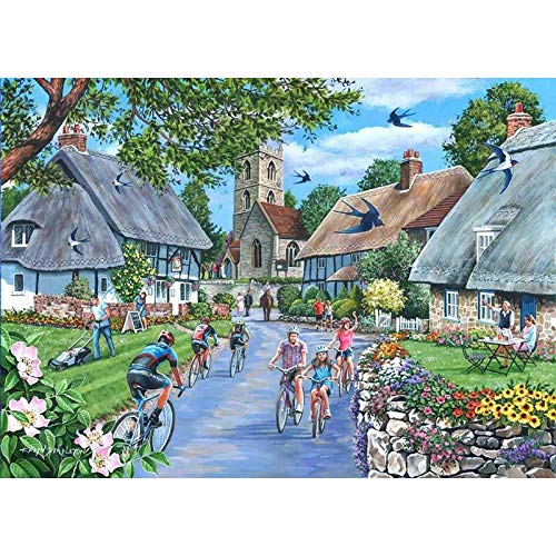 The House of Puzzles - Großes 500-teiliges Puzzle – Sonntagmorgen von The House of Puzzles