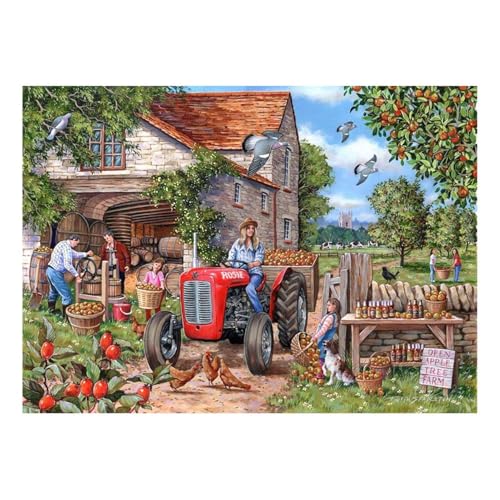 The House of Puzzles - Großes Puzzle mit 500 Teilen – Cider & Rosie – "NEW MARCH 5,141.0 cm von The House of Puzzles