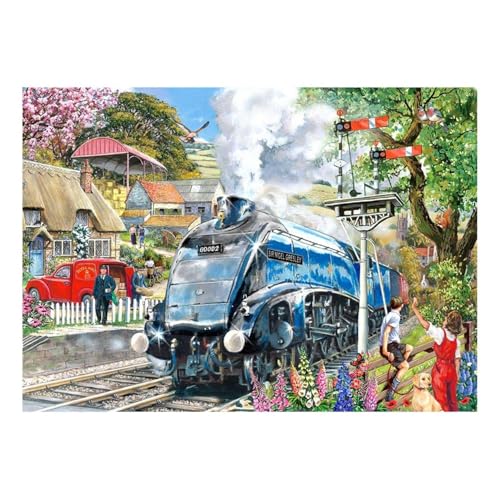The House of Puzzles - Großes Puzzle mit 500 Teilen – Ritterzug – "NEW MARCH 5,141.0 cm von The House of Puzzles