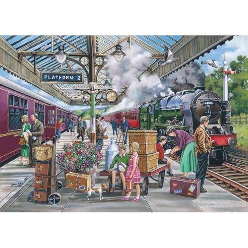 The House of Puzzles - Nr. 16 - Ready to Roll Puzzle - 1000 Teile Puzzles für Erwachsene, Künstler illustriert, malerische Landschaft, Deluxe-Puzzle-Geschenke The House of Puzzles - Nr. 16 - Ready to Roll Puzzle - 1000 Teile Puzzles für Erwachsene, Künstler illustriert, malerische Landschaft, Deluxe-Puzzle-Geschenke von The House of Puzzles
