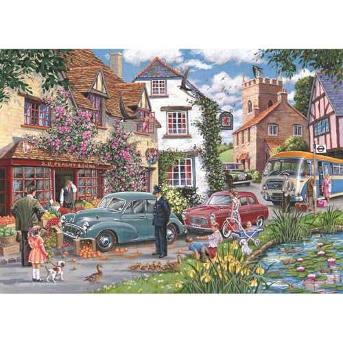 The House of Puzzles - Nr. 25 – Stau-Puzzle – 1000-teiliges Puzzle für Erwachsene, Künstler illustriert, malerische Landschaft, Deluxe-Puzzle-Geschenke The House of Puzzles - Nr. 25 – Stau-Puzzle – 1000-teiliges Puzzle für Erwachsene, Künstler illustriert, malerische Landschaft, Deluxe-Puzzle-Geschenke von The House of Puzzles