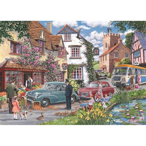 The House of Puzzles - Puzzle mit 1000 Teilen – Finde die Unterschiede Nr. 25 – "Stau" – "NEW MARCH 5,141.0 cm von The House of Puzzles